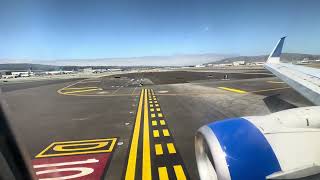 Boeing 737800 Landing at San Francisco SFO August 40 2024 [upl. by Aronek649]