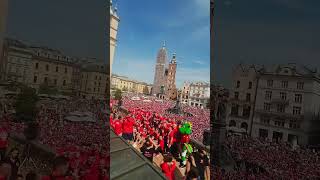 Wisla Krakow fans celebrating winning Domestic Cup [upl. by Emelda]