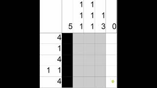 How to do Nonograms 4 practice strategy 1 amp 2 [upl. by Checani962]