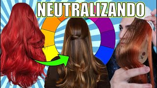 COMO NEUTRALIZAR OS TONS DE VERMELHORUIVO DOS CABELO SEM DESCOLORIR OU FAZER SHAMPOOZADA [upl. by Arriek673]