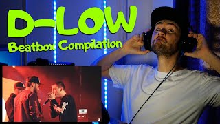 REACTION to DLOW  Grand Beatbox Battle Champion 2019 Compilation [upl. by Pleione]