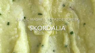 SkordaliaGarlic Mashed Potatoes Greek Style By AGREEKTWIST [upl. by Oaoj]