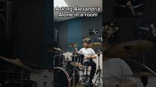 Asking Alexandria  Alone In A Room drum cover drumcover drums shorts askingalexandria rock [upl. by Verine]