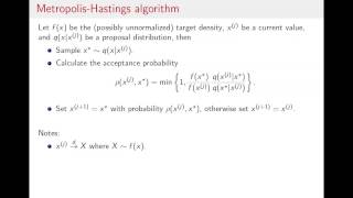 MetropolisHastings algorithm [upl. by Airym563]