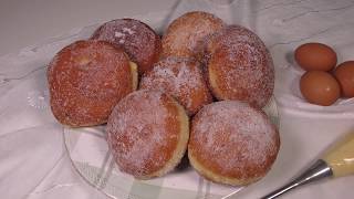 BOMBOLONI ALLA CREMA  FACILE RICETTA INFALLIBILE  SENZA PATATE [upl. by Aisatana]