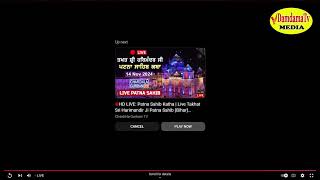 🔴Live 555th Parkash Purab Guru Nanak Dev Ji Sultanpur Lodhi Gurdwara Ber Sahib [upl. by Ecylla]