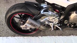 BMW s1000rr with SC PROJECT slip on [upl. by Anyotal]