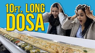 India’s Biggest Dosa  खाओ और जीतो ₹71000  10ft डोसा  Food Challenge  Goodtimes [upl. by Randall]