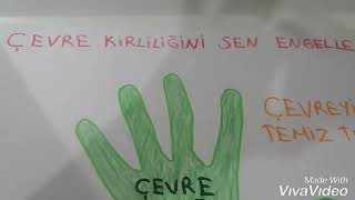 ÇEVRE İLE İLGİLİ AFİŞ ÇEVRE KİRLİLİĞİ ÖDEV [upl. by Korwin419]