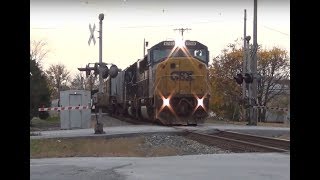 CSX 8740 manifest with ExConrail SD60i leading SD503 [upl. by Berlin265]