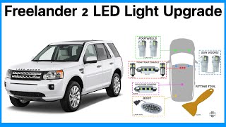 How to upgrade the interior lights to LED bulbs on Land Rover Freelander 2 LR2 [upl. by Hafeetal]