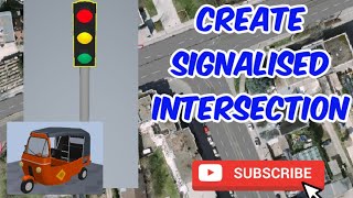 VISSIM Tutorial 5  How to create Signalised Intersection in Vissim  Signal Design at Intersection [upl. by Cliffes]