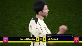 KAWASAKI FRONTALE Vs BARCELONA [upl. by Olvan]