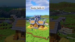 Minecraft Starter Castle 🏰 minecraft [upl. by Menon533]