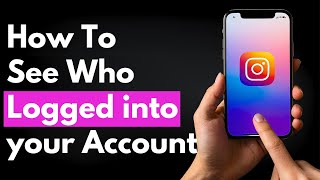 How To See Who Logged into your Account Instagram Tutorials [upl. by Petrick]