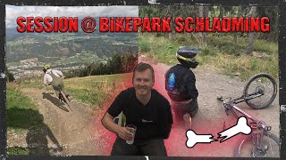 SCHLÜSSELBEIN GEBROCHEN I Session Bikepark Schladming [upl. by Nawrocki]