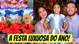 VEJA Maíra Cardi faz festa LUXUOSA para celebrar aniversário da filha Sophia [upl. by Pronty]