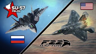 F22 Raptor Vs Su57 Felon  Boss Fight  Dogfight  Digital Combat Simulator  DCS [upl. by Riocard]