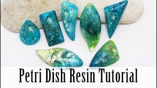 Petri Dish Resin Cabochon Tutorial [upl. by Gino]