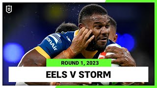 Parramatta Eels v Melbourne Storm  NRL Round 1  Full Match Replay [upl. by Adiel289]