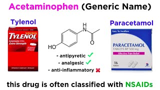 AcetaminophenParacetamol Tylenol [upl. by Dagall]