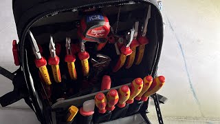 Mochila knipex X18 con herramientas para electricista [upl. by Attenaej]