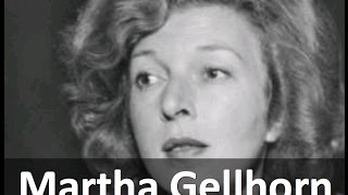 1981 Martha Gellhorn Unedited Interview War correspondent Ernest Hemingway Spanish Civil War [upl. by Lilak975]