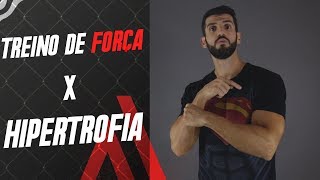 Treino de força X Hipertrofia  Fibra [upl. by Ecirtaeb]