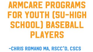 ⚾️ Armcare Excercises for Youth baseball Players [upl. by Oxford]