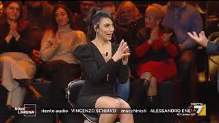 Giulia Salemi sulla gaffes di Antonella Clerici una dichiarazione damore a Giletti [upl. by Ahseid]