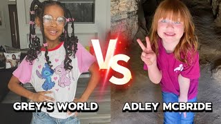 Greys World Vs Adley McBride A For Adley Transformation 🌟 2024 [upl. by Kristos]