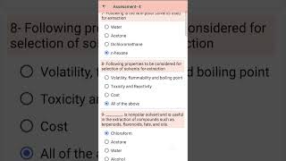 ASSESMENT  4 INTRODUCTION TO PHYTOCHEMISTRY answerkey electivesubjects ncism phytochemistry [upl. by Brandy]