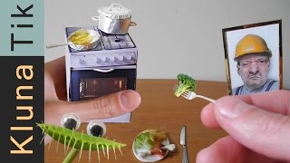 Kluna Tik top 5 MINIATURE FOOD 05 KLUNATIK COMPILATION ASMR eating sounds no talk [upl. by Lipps]