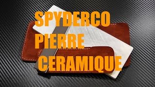 SPYDERCO PIERRE CERAMIQUE [upl. by Aleehs]