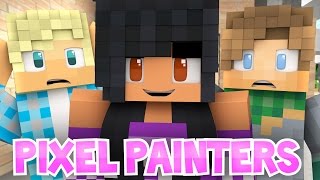 Garroth Laurance and Aphmau in Pixel Painters  Roleplay Minigames [upl. by Cedar]