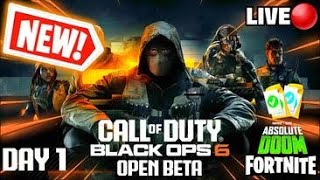 BO6 OPEN BETA STARTS TODAY  NEW Music Friday amp Grinding Dailys in Fortnite C5S4  Live Stream [upl. by Von]