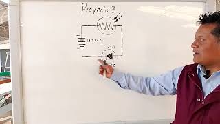 CIRCUITO CON FUENTE LED Y FOTORESISTENCIA [upl. by Adnilg]