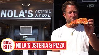 Barstool Pizza Review  Nolas Osteria amp Pizza Garwood NJ [upl. by Thurmann91]