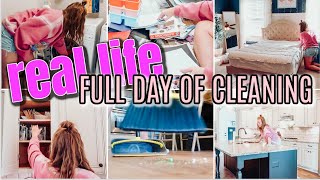 REAL LIFE FULL DAY OF CLEANING  CLEAN ORGANIZE DECLUTTER  EXTREME CLEANING MOTIVATION [upl. by Noremmac]