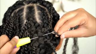 Braid Pattern amp Crochet Technique for My Signature Twist Braids [upl. by Inajna]