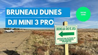 Bruneau Sand Dunes  DJI Mini 3 Pro  Sunrise Flight [upl. by Necaj]