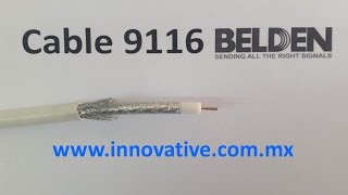 Cable 9116 Belden RG6 Coaxial 75 ohms CATV [upl. by Dylan203]