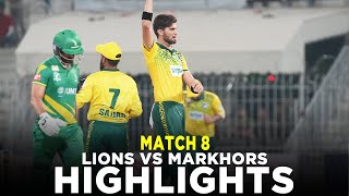 Full Highlights  UMT Markhors vs Nurpur Lions  Match 8  Bahria Town Champions Cup 2024  M9A1K [upl. by Atilemrac]