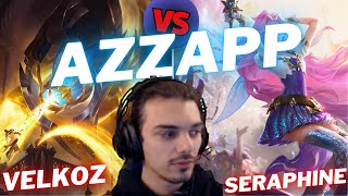 AZZAPP  VELKOZ VS SERAPHINE  SUP GAMEPLAY  Patch 1420  Season 14  LeagueofLegends [upl. by Hutton]