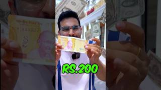 💰 Rs 200 Food Challenge in Connaught Place 💰 shorts [upl. by Ecargyram]