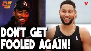 Jeff Teague NOT BUYING Ben Simmons comeback after ANOTHER offseason workout video  Club 520 [upl. by Velleman137]