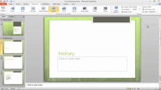 How to Apply Slide Transitions in a PowerPoint Presentation [upl. by Estell]