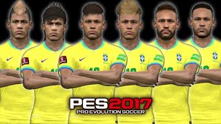 PES 2017  NEW NEYMAR JUNIOR FACEPACK SEASON 20112023  FREE DOWNLOAD [upl. by Esinehs122]