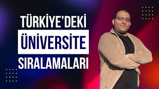 Üniversite Sıralamaları Nasıl Yapılıyor Türkiyedeki Üniversiteler Neden Sıralamalara Giremiyor [upl. by Ennywg230]