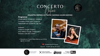 CONCERTO TCHECOBRAHMS CONCERTO DUPLO PARA VIOLINO E VIOLONCELO EM LÁ MENOR OP 102 Parte II [upl. by Chita]